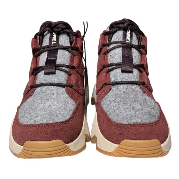 Sorel Kinetic Impact Caribou WP Women's Casual Shoes, Spice/Blackened Brown 8 - Picture 2 of 8